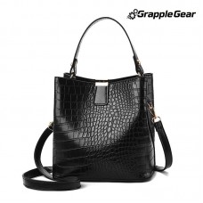 Handbag Shoulder Bag For Women Retro Alligator Bucket Bags