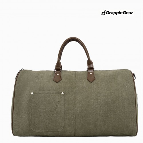 Canvas Travel Bag, Heavy-Duty Shoulder Travel Gym Gear & Equipment Carry Bag